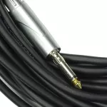 Carlsbro สาย Phone Jack to XLR ตัวผู้ 10 เมตร รุ่น BXJ016A-10M 1/4" Phone Jack to XLR Male Mic Cable, สายไมค์, สายไมโครโฟน, สายแคนนอนตัวผู้