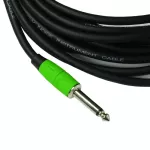CARLSBRO 6-meter Green Rubber Jack Strap BJ032-6M 6M GUITAR Cable, 6M guitar jack