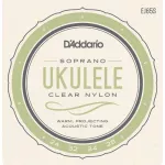 D'Addario® สายอูคูเลเล่ Soprano รุ่น EJ65S Pro-Arté Custom Extruded Ukulele, Soprano ** Made in USA **