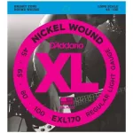 D'Addario® สายกีตาร์เบส 4 สาย แบบนิกเกิล ของแท้ 100% รุ่น EXL170 Light, 45-100 ** Made in USA **