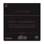 D'Addario® สายกีตาร์ไฟฟ้า เบอร์ 10 Hybird แบบนิกเกิล ซีรีย์ NYXL ของแท้ 100% รุ่น NYXL1052 Light Top / Heavy Bottom, 10-52 ** Made in USA **