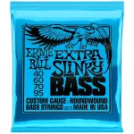 ERNIE BALL®, 4 -wrapped guitar line, 100% authentic Round Wound, Extra Slinky .040 - .095 ** Made in USA **
