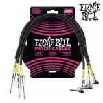 ERNIE Ball® Effect / Jack connector, 46 cm long effects, bent head / 1 pack of 3 packs, there are 3 lines.