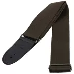 Alice Guitar Strap, guitar strap, cotton, artificial leather With brown guitar tie model A040-SS2 + free guitar