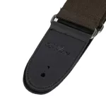 Alice Guitar Strap, guitar strap, cotton, artificial leather With brown guitar tie model A040-SS2 + free guitar