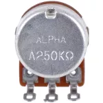 Paramount H29, A250K OHM Tone Tone, Audio Pot Guitar Potentiometer Split Shaft Volume and Tone Controls / Long Shaft