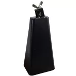 PARAMOUNT C-10 cowbell, a large black coated cowbell, 22.2 cm high + free clamps, binding the bass drum edge