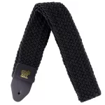 ERNIE BALL® POLYSPUN Guitar Shoulder Strap The material is soft, thick, similar to cotton, length 41 ''-72 ''. Can be used with all types of guitars. Black ** Made in USA **