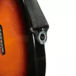 D'Addario® Auto Lock Strap สายสะพายกีตาร์ Black แบบล็อคหัวหมุดอัตโนมัติ กว้าง 2 นิ้ว // Made in Canada