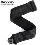 D'Addario® Auto Lock Strap สายสะพายกีตาร์ Black แบบล็อคหัวหมุดอัตโนมัติ กว้าง 2 นิ้ว // Made in Canada