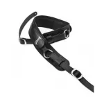 Gibson® Slingshot Strap Black, Electric guitar Strap / Guitar Strap / Copy Strap Guitar Strap, Genuine Leather, 2.75 inches, Soft, Soft Shoulder