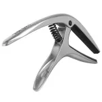 Eernie Ball® Axis Capo, aluminum metal Can clamp both smooth and curved frets Can be used for both airy guitar and electric guitar