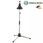 K&M® Trebone Base TROMBONE STAND. Adjustable height 65-114 cm. Can be folded. Model 14910-000-01 ** Made in Germany **
