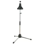 K&M® Trebone Base TROMBONE STAND. Adjustable height 65-114 cm. Can be folded. Model 14910-000-01 ** Made in Germany **