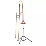 K&M® Trombo stand, adjustable metal base, 55.5-86.5 cm. Model 14990-000-55 ** Made in German.