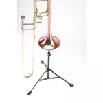 K&M® Trombo stand, adjustable metal base, 55.5-86.5 cm. Model 14990-000-55 ** Made in German.
