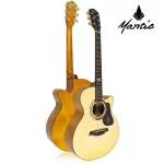 Mantic GT-1AC, 40-inch guitar, Dreadnought Cutaway, Angel Mandrus/Cherry Wood + Free Bag & Jun