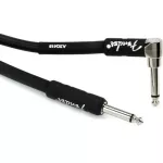 Fender® 5.5 meter jackpot line/Genuine PRO Series 5.5M/18.6FT Instrument Cable/Straight -ngled, Gui