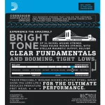 D'Addario® Exl190 4 guitar lines, 100% genuine Nikkil, Custom Light, 40-100 ** Made in USA **