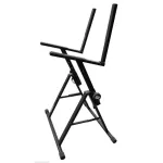 On Stage® RS7000, a high-amp amp stand, adjustable height 43-60 cm. Tiltback Amp Stand