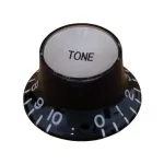 PARAMOUNT® KST42BK, Black SG Guitar button, Tone Knob for Les Paul Guitars, guitar tone buttons