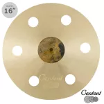 Centent EP-16Z Cymbals 6 Holes แฉ ขนาด 16 นิ้ว แบบ Ozone จาก ซีรีย์ B20 Emperor ทำจากทองแดงผสม Bronze Alloy โลหะผสมบร