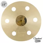 CENT EP-18Z CYMBALS 6 HOLES 18 inch OZONE from the B20 Emperor series made of bronze copper mixed with Bronze Alloy.