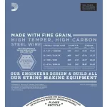 D'ESDARIO® EPS165, 4 guitar lines, 100% genuine alloy metal material, Custom Light, 45-105 ** Made in USA **