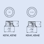 PARAMOUNT, Volume button, SG, KSV42BK, Black Volume Knob for SG Guitars, Guitar Volunteer buttons