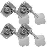 Paramovet Base guitar knob Metal/has a cover model JB128CR Tuning Machine Heads for Bass Guitar.