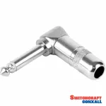 Switchcraft® หัวแจ็คกีตาร์ แบบหัวงอ 1/4" อย่างดี รุ่น L226 Guitar Right-Angled Plug