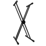 Carlsbro, x -legged keyboard stand, DF007 Double Brace Keyboard Stand