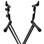 Carlsbro, 2-layer keyboard stand, Metal legs, DF036 2-Tier Double Brace Keyboard Stand