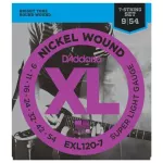 D'Addario® สายกีตาร์ไฟฟ้า 7 สาย เบอร์ 9 แบบนิกเกิล ของแท้ 100% รุ่น EXL120-7 Super Light, 9-54 ** Made in USA **