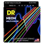 DR STRINGS, a glow guitar line number 10, Rainbow coating, NMCE-10 Medium, 10-46 ** Made in USA **