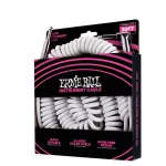 ERNIE BALL®, 9M long -line coil jack, 30FT COLED, STRAIGHT / Angled Instrument Cable ** Made in USA **