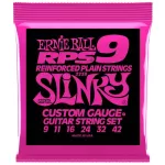 ERNIE BALL® Electric guitar line number 9, 100% authentic, Super Slinky RPS .009 - .042