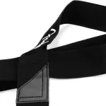 FENDER® Strap Black Poly, electric guitar strap / 2 -inch acoustic guitar strap with 100% authentic Fender logo