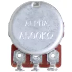 Paramount H34 A500K OHM Tone Tone button, small stalk, Audio Pot Guitar Potentiometer SPLIT SHAFT VOLUT VOLUME and Tone Controls / Long Shaft