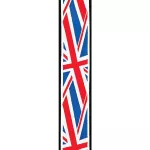 D'Addario® Planet Waves Guitar Shoulder Strap The end of the cable has a special lock system, 2 inches wide, Planet Lock Guitar Strap Union Jack ** Made in Canada **