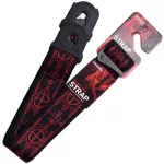 D'Addario® Planet Waves สายสะพายกีตาร์ ปลายสายมีระบบล็อคพิเศษ กว้าง 2 นิ้ว Planet Lock Guitar Strap Voodoo ** Made in Canada **