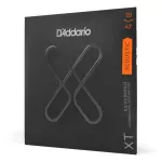 D'Addario® XTABR1047 สายกีตาร์โปร่ง เบอร์ 10 สายเคลือบ 80/20 Bronze ซีรีย์ XT Extra Light, 10-47 ** Made in USA **