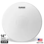 Evans™ B14HW หนังกลองสแนร์ 14 แบบขุ่นน้ำมัน 2 ชั้น หนา 10+10 มิล พร้อมเป้าด้านล่าง Heavyweight Coated Snare Drumhead ** Made in USA **