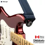 D'Addario® Auto Lock Strap สายสะพายกีตาร์ Midnight แบบล็อคหัวหมุดอัตโนมัติ กว้าง 2 นิ้ว // Made in Canada