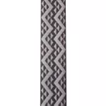 D'Addario® Auto Lock Padded Strap, Black Geometric Padded guitar sash, soft, 2 -inch automatic pin lock system // Made in Canada
