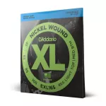D'Addario® EXL165 สายกีตาร์เบส 4 สาย Hydrid แบบนิกเกิล ของแท้ 100% Custom Light, 45-105 ** Made in USA **