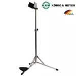 K&M® Bassoon Stand Stainless Silver Stainless Silver Adjustable Model 15040-000-55