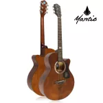 Mantic GT-1AC, 40-inch guitar, Dreadnought Cutaway, Angel Mandrus/Cherry Wood + Free Bag & Jun