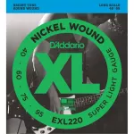 D'Addario® EXL220 4 guitar lines, 100% authentic nickel, Super Light, 40-95 ** Made in USA **