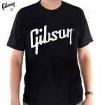 Gibson® เสื้อคอกลม เสื้อ Gibson Logo T-Shirt แขนสั้น ของแท้ ผ้า Cotton 100%